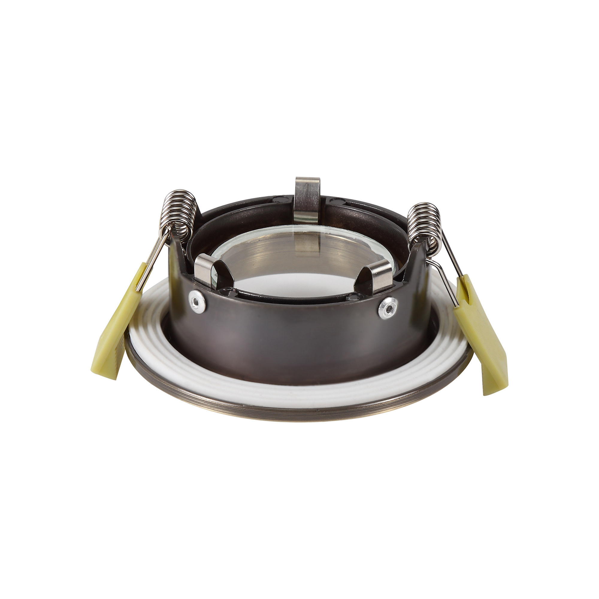 Bruve GU10 Recessed Round Antique Brass IP65 Downlighter, Cut-Out 68mm DX200404  Dlux Bruve IP65